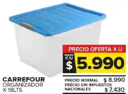 Carrefour Maxi Carrefour organizador oferta