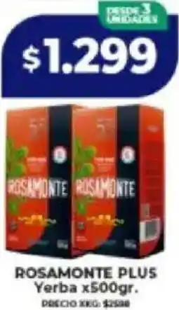 Supermayorista Vital Rosamonte plus yerba oferta