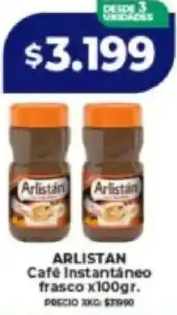 Supermayorista Vital Arlistan café instantáneo frasco oferta