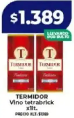 Supermayorista Vital Termidor vino tetrabrick oferta