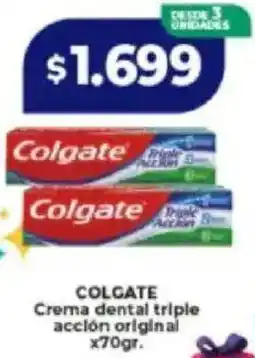 Supermayorista Vital Colgate crema dental triple acción original oferta