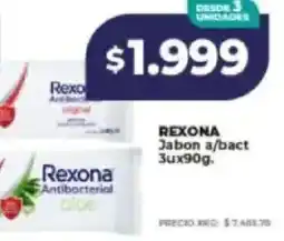 Supermayorista Vital Rexona jabon a/bact oferta