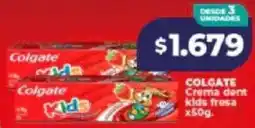 Supermayorista Vital Colgate crema dent kids fresa oferta