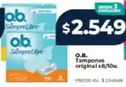 Supermayorista Vital O.b. tampones original oferta