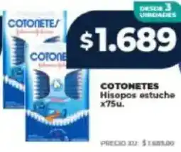 Supermayorista Vital Cotonetes hisopos estuche oferta