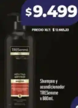 Supermayorista Vital Tresemme shampoo y acondicionador oferta