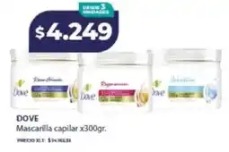 Supermayorista Vital Dove mascarilla capilar oferta