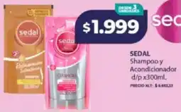 Supermayorista Vital Sedal shampoo y acondicionador d/p oferta