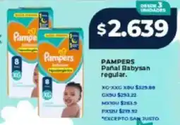 Supermayorista Vital Pampers pañal babysan regular oferta