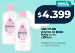 Supermayorista Vital Johnson acelte de bebe baby puro oferta