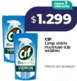 Supermayorista Vital Cif limp vidrio multiuso d/p oferta