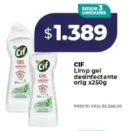 Supermayorista Vital Cif limp gel desinfectante orig oferta
