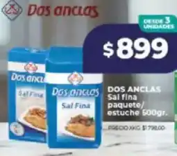 Supermayorista Vital Dos anclas sal fina paquete/ estuche oferta