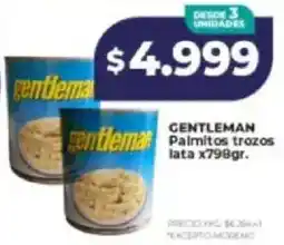 Supermayorista Vital Gentleman palmitos trozos lata oferta
