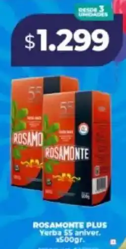 Supermayorista Vital Rosamonte plus yerba 5 aniver. oferta