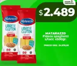 Supermayorista Vital Matarazzo fideos spaghetti s/tacc oferta
