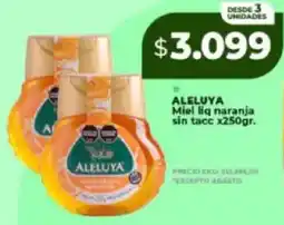 Supermayorista Vital Aleluya miel liq naranja sin tacc oferta