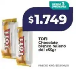 Supermayorista Vital Tofi chocolate blanco relleno ddl oferta