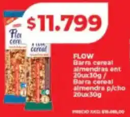 Supermayorista Vital Flow barra cereal almendras ent oferta