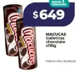 Supermayorista Vital Macucas galletitas chocolate oferta