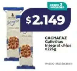 Supermayorista Vital Cachafaz galletitas integral chips oferta