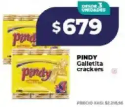 Supermayorista Vital Pindy galletita crackers oferta