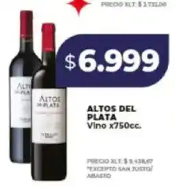 Supermayorista Vital Altos del plata vino oferta