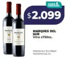 Supermayorista Vital Marques del sur vino oferta