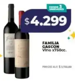 Supermayorista Vital Familia gascon vino oferta