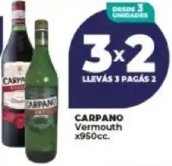 Supermayorista Vital Carpano vermouth oferta