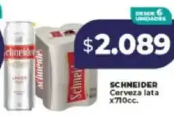 Supermayorista Vital Schneider cerveza lata oferta