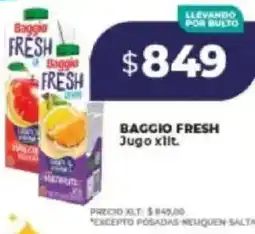 Supermayorista Vital Baggio fresh jugo oferta