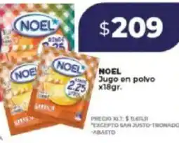 Supermayorista Vital Noel jugo en polvo oferta
