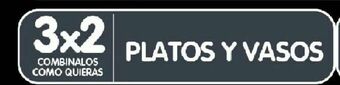 Disco Platos y vasos oferta