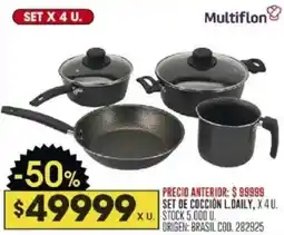Coto Multiflon set de cocción l.daily oferta