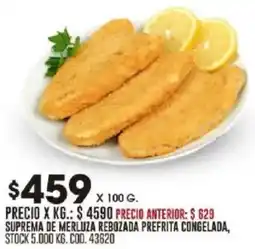 Coto Suprema de merluza rebozada prefrita congelada oferta