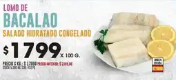 Coto Lomo de bacalao salado hidratado congelado oferta