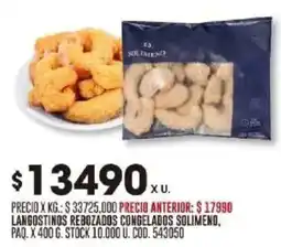 Coto Langostinos rebozados congelados solimeno oferta