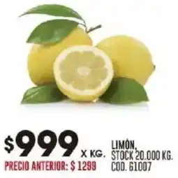 Coto Limón oferta