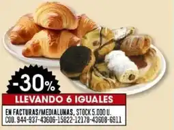 Coto En facturas/medialunas oferta