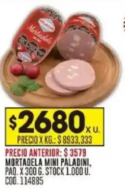 Coto Mortadela mini paladini oferta