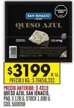 Coto Queso azul san ignacio oferta