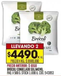 Coto Brocoli congelado solimeno oferta