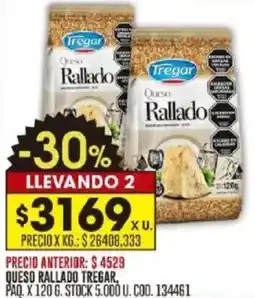 Coto Queso rallado tregar paq oferta