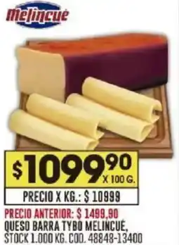 Coto Queso barra tybo melincue oferta