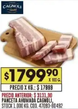 Coto Cagnoli panceta ahumadá oferta