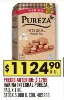 Coto Pureza harina integral oferta