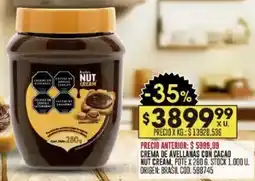 Coto Nut cream crema de avellanas con cacao potex oferta