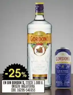 Coto En gin gordon´s oferta