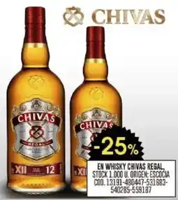 Coto Chivas regal en whisky oferta